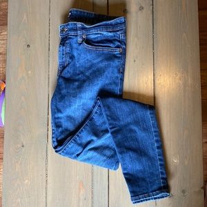 Womens jean leggings, Gap brand, medium wash